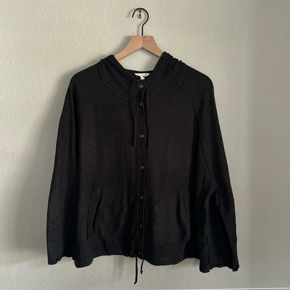 Cotton hoddie by Eileen Fisher